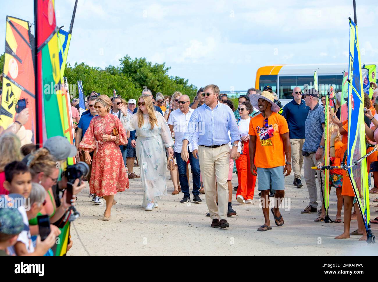 King Willem-Alexander, Queen Maxima and Princess Amalia of The ...
