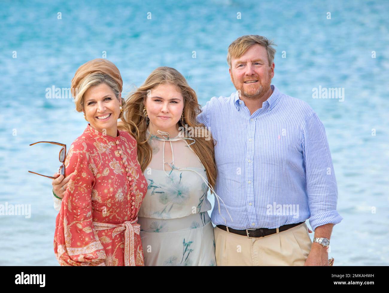 King Willem-Alexander, Queen Maxima and Princess Amalia of The ...