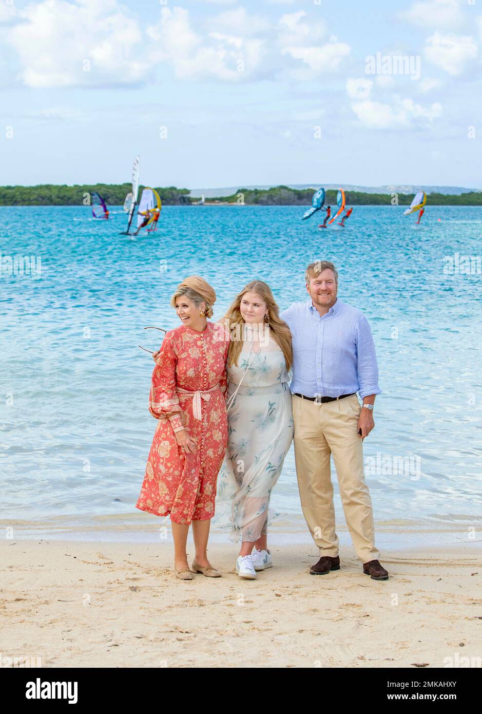 King Willem-Alexander, Queen Maxima and Princess Amalia of The ...