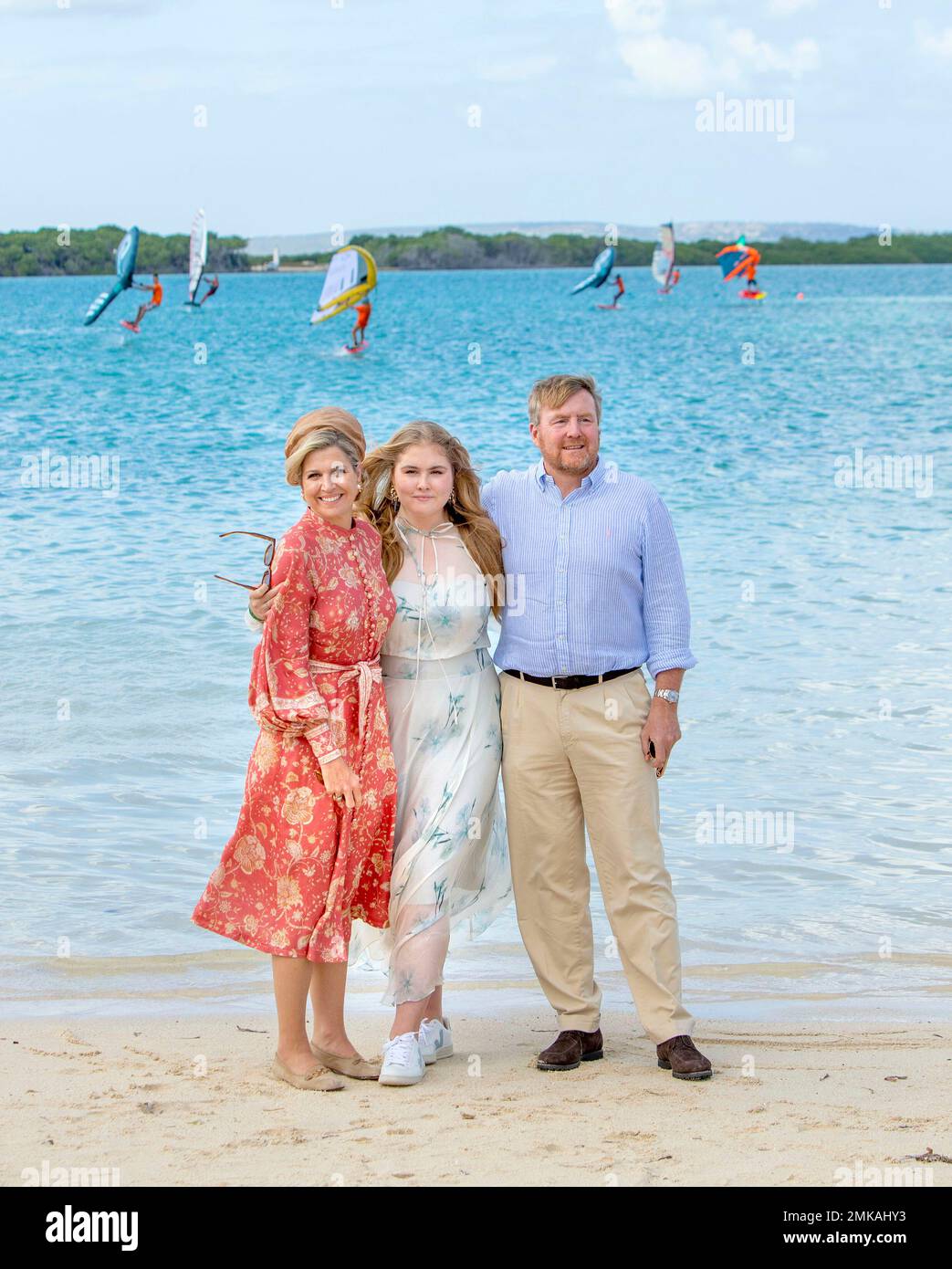 King Willem-Alexander, Queen Maxima and Princess Amalia of The ...