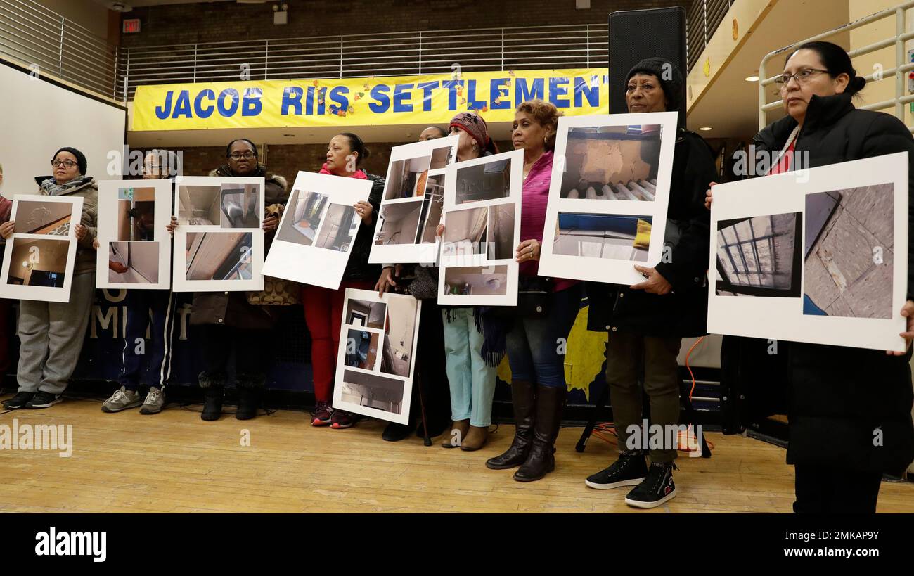 In this march 7 2019 photo residents of the jacob riis settlement at