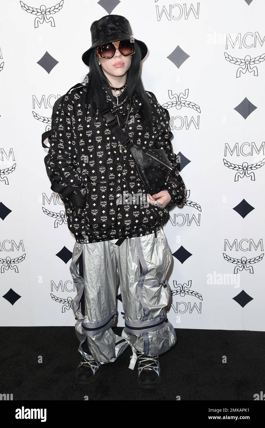 Billie Eilish attends the MCM Rodeo Drive grand opening on Thursday March 14 2019 in Beverly Hills Calif. Photo by Richard Shotwell Invision AP Stock Photo Alamy