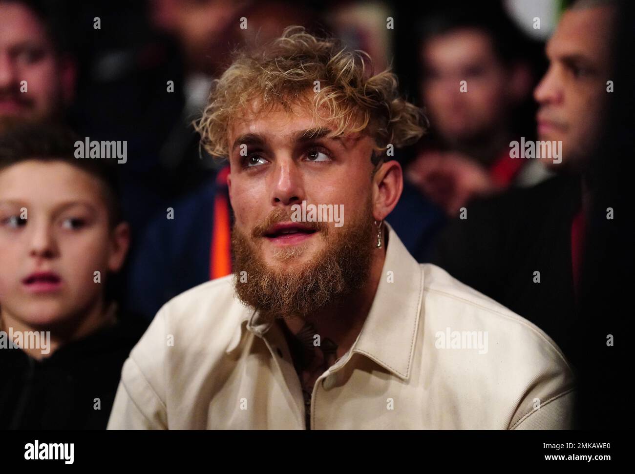 Jake Paul at the OVO Arena Wembley, London. Picture date: Saturday January 28, 2023. Stock Photo