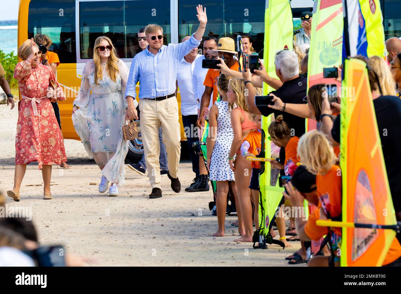 King Willem-Alexander and Queen Maxima of the Netherlands with Princess ...