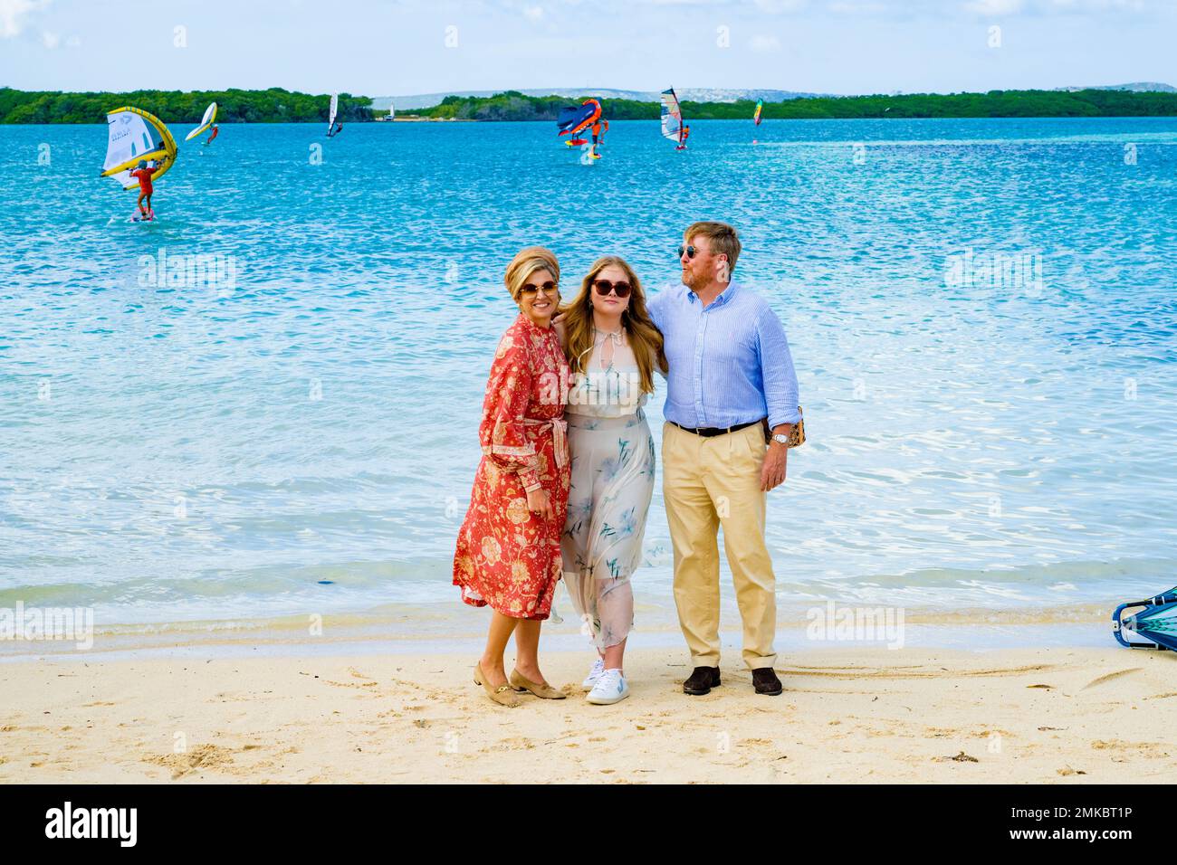 King Willem-Alexander and Queen Maxima of the Netherlands with Princess ...