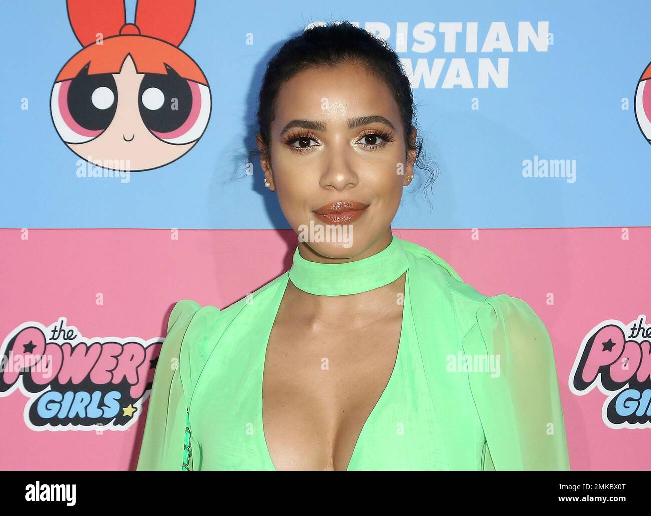 Julissa Bermudez arrives at the Christian Cowan x The Powerpuff Girls
