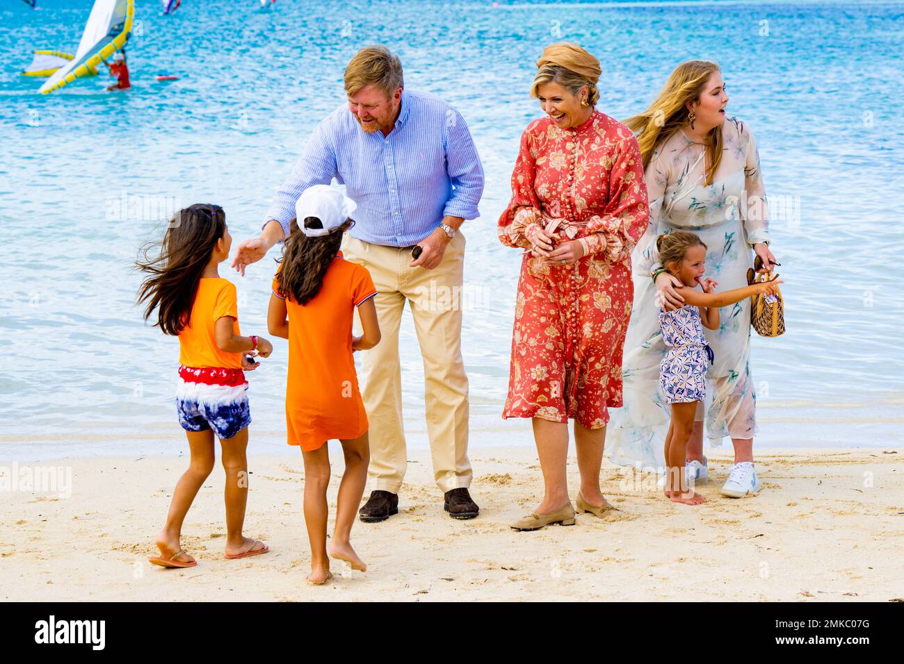 King Willem-Alexander and Queen Maxima of the Netherlands with Princess ...