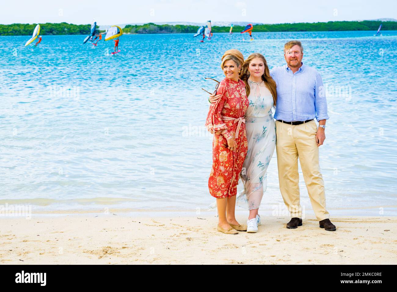 King Willem-Alexander and Queen Maxima of the Netherlands with Princess ...