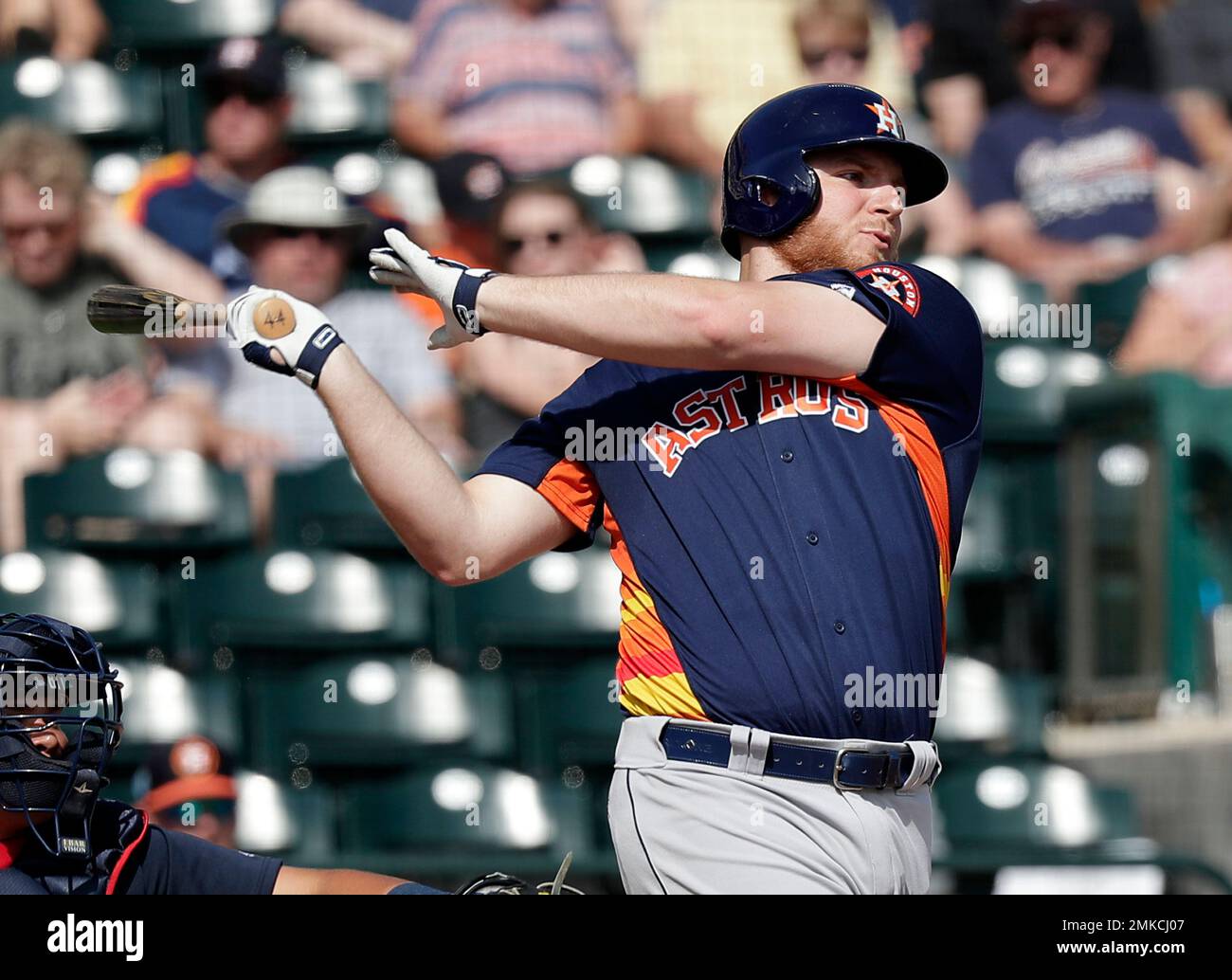 This is a 2019 photo of AJ Reed of the Houston Astros baseball team. This  image reflects the 2019 active roster as of Tuesday, Feb. 19, 2019, when  this image was taken. (