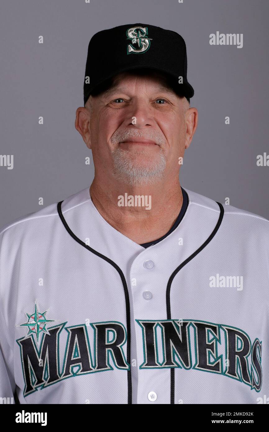 This is a 2019 photo of Perry Hill of the Seattle Mariners baseball team. This image reflects