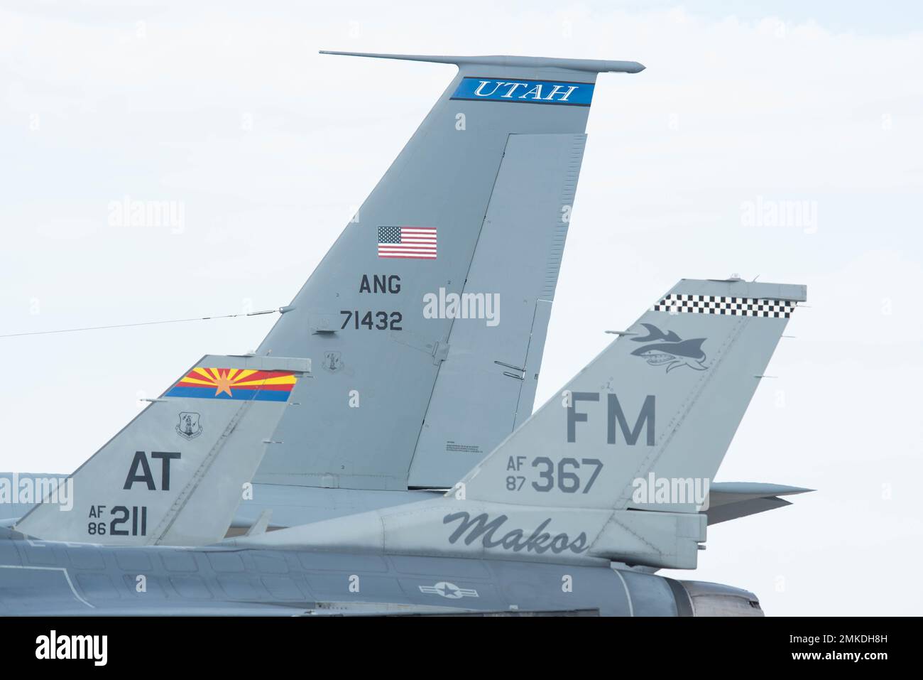An F-16 Fighting Falcon from the Air Force Reserve Command Test Center ...