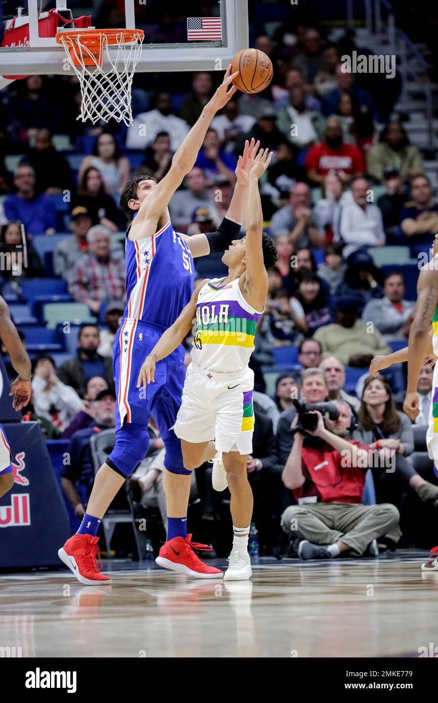 Watch: Boban Marjanovic mercilessly blocks every kid's shot during