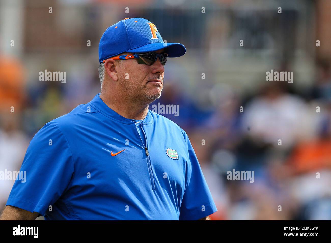 Florida's head coach Tim Walton during an NCAA softball game against  Syracuse on Saturday, , 2019 in Gainesville, Fla. (AP Photo/Gary  McCullough Stock Photo - Alamy