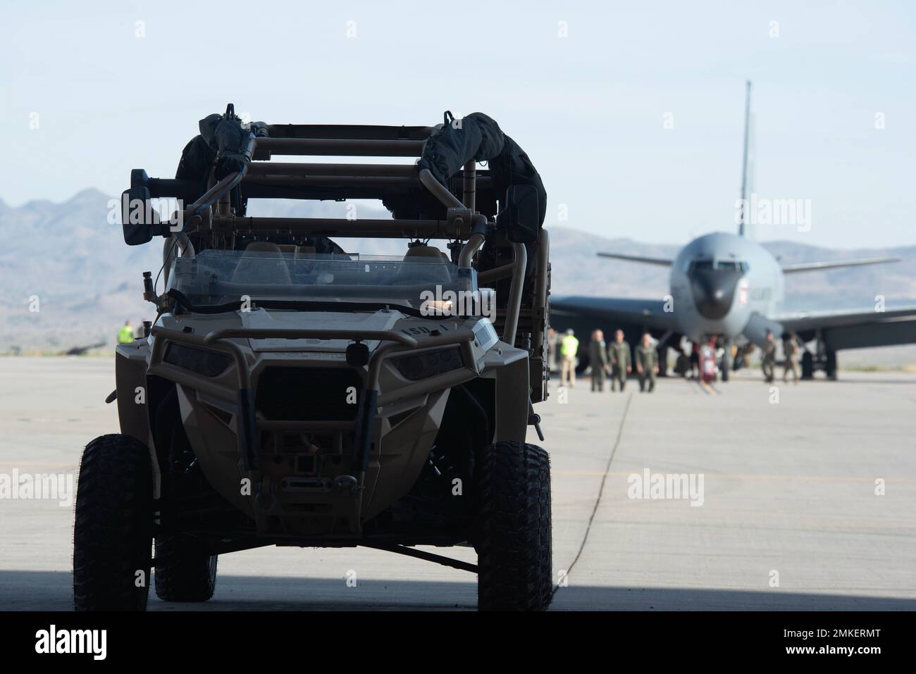 Soldiers from the 19th Special Forces Group (Airborne) arrive at Dugway