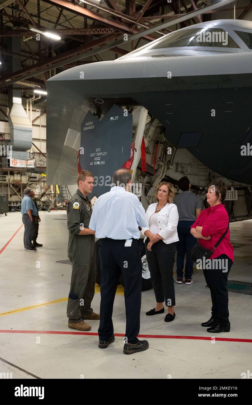 Members with the Federal Aviation Administration received a tour of the