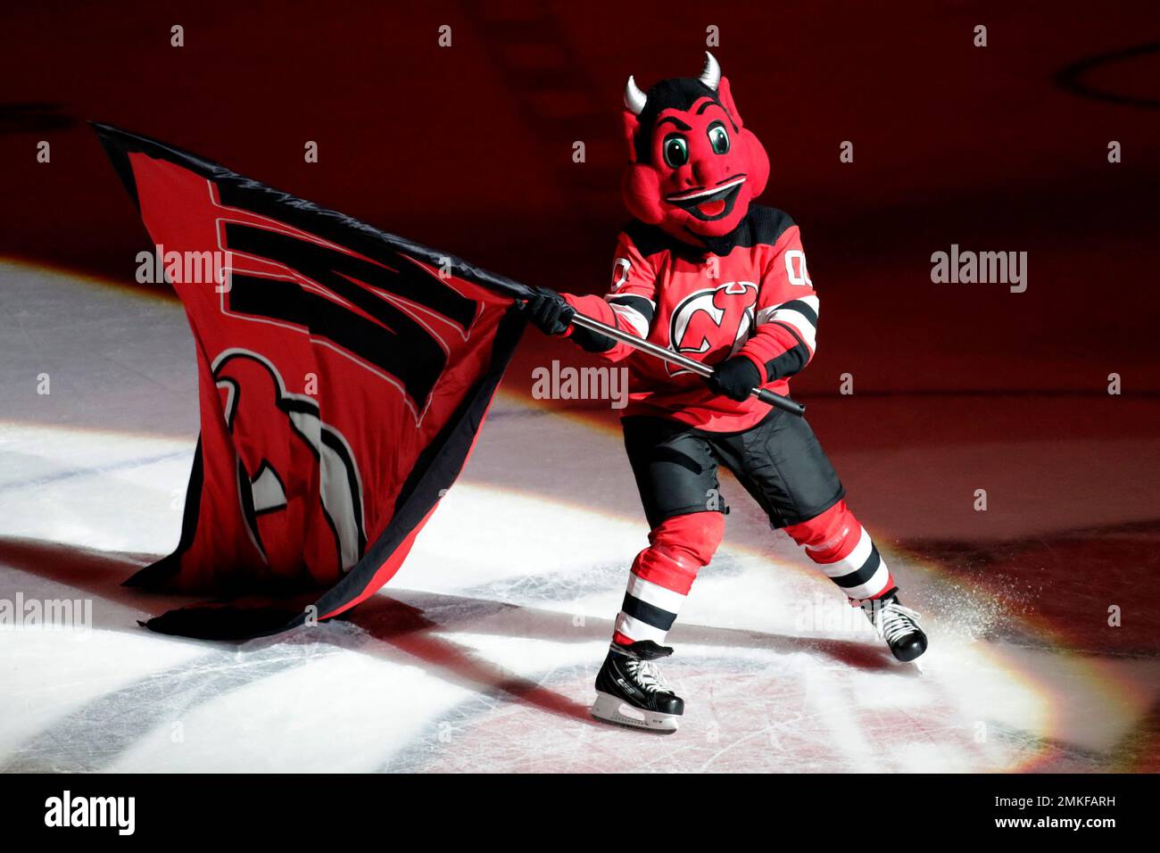 Nhl Hockey Plush Bear Nj Devils Mascot The New Jersey Devils