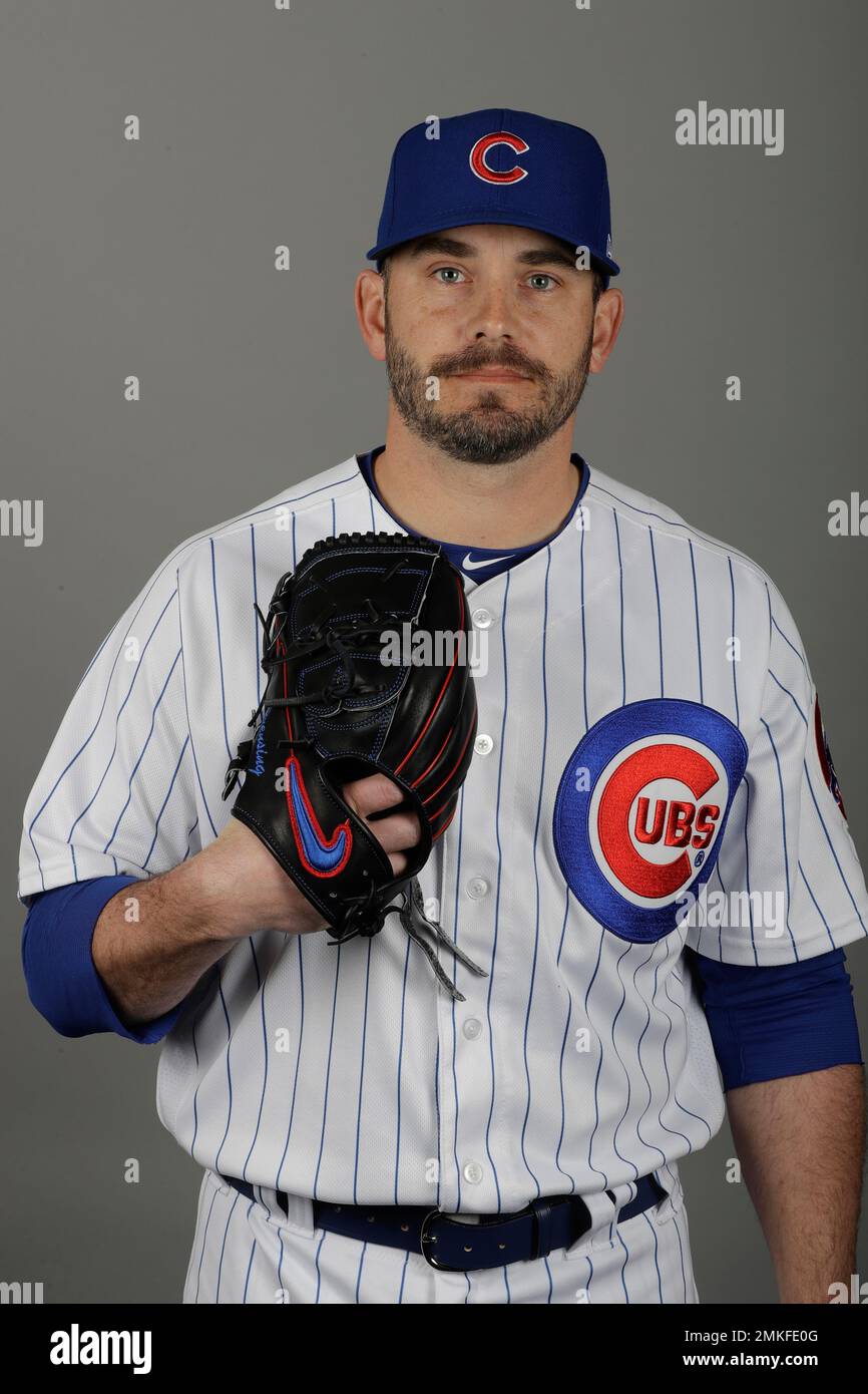 This is a 2019 photo of Brian Duensing of the Chicago Cubs