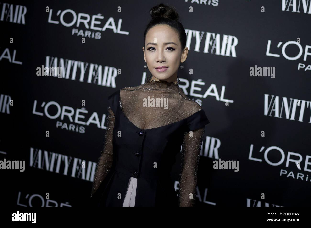 Fiona Xie attends the Vanity Fair and L'Oreal Paris' New Hollywood ...