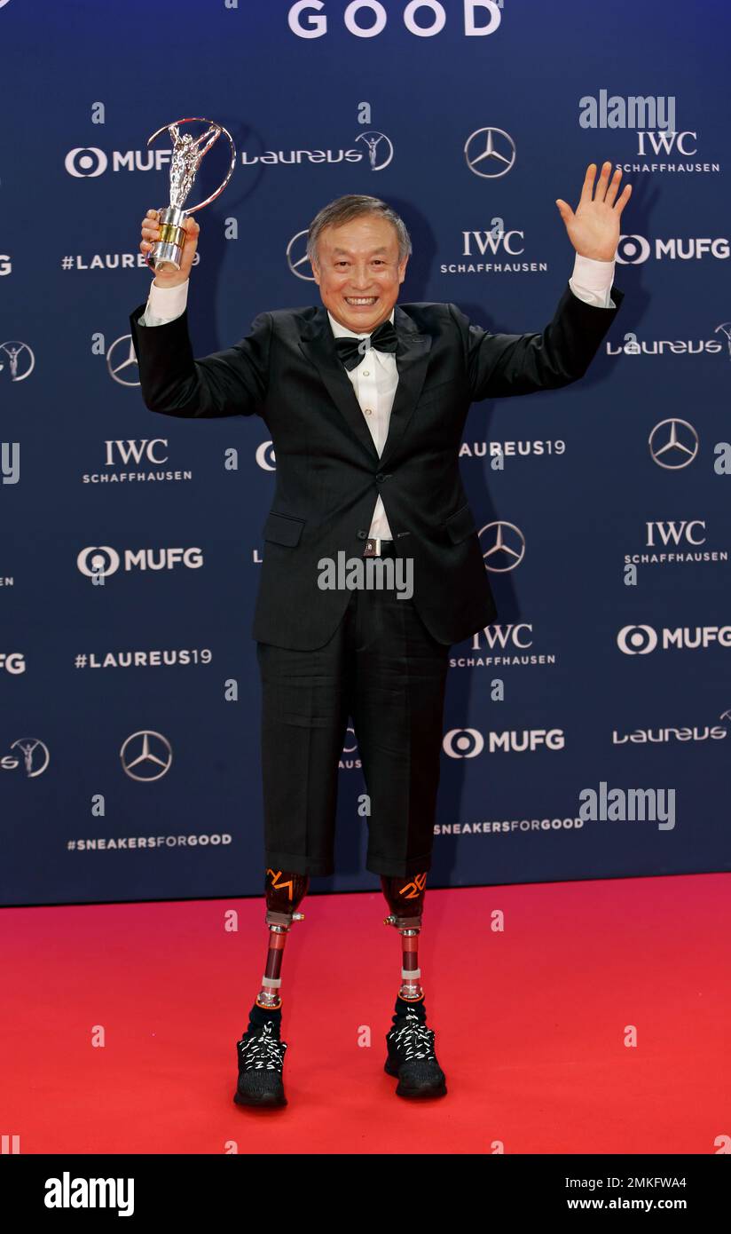 China's Xia Boyu, a double amputee who climbed Mount Everest, winner of