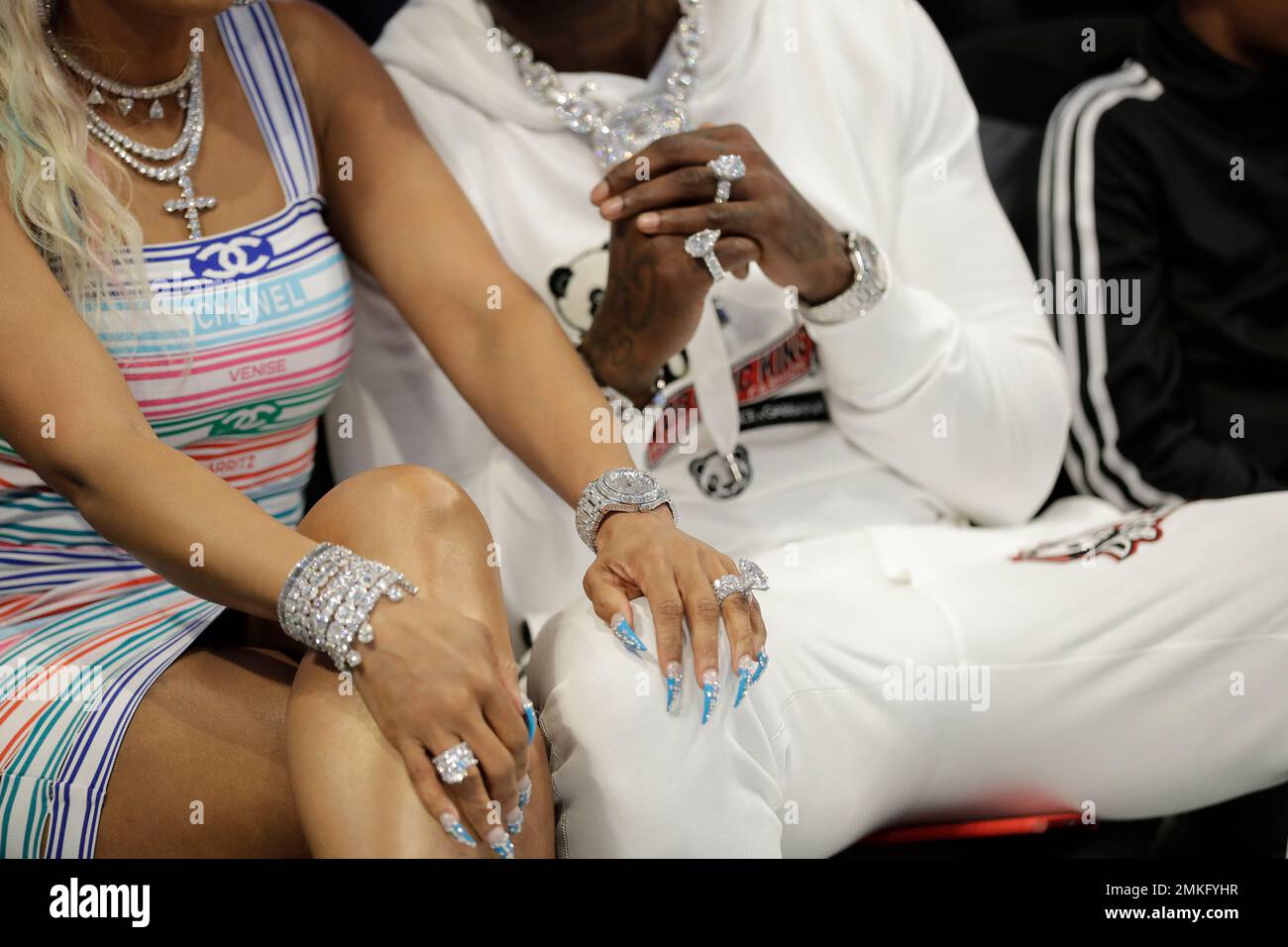 Gucci Mane & Wife Keyshia Ka'oir Arrive At The Celtics Game Lookin Like  Money! 🤑 