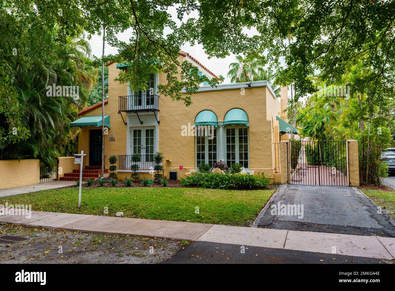 Coral Gables, FL, USA January 28, 2023 Photo of a historic landmark