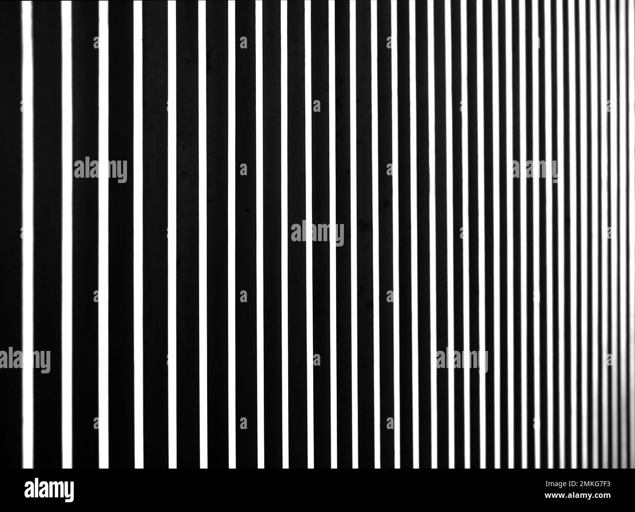 The perspective of parallel black and white lines Stock Photo Alamy