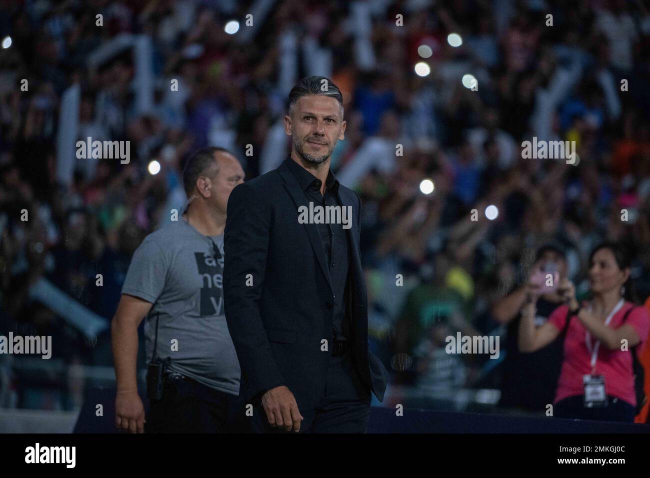 SANTIAGO DEL ESTERO, ARGENTINA, 28 January 2023:   Manager Martin Demichelis of River Plate, former Bayern Munich coach and player during the Torneo Binance 2023 of Argentine Liga Profesional match between Central Cordoba and River Plate at Stadium Único Madre de Ciudades in Santiago del Estero, Argentina on 28 January 2023. Photo by SFSI Credit: Sebo47/Alamy Live News Stock Photo