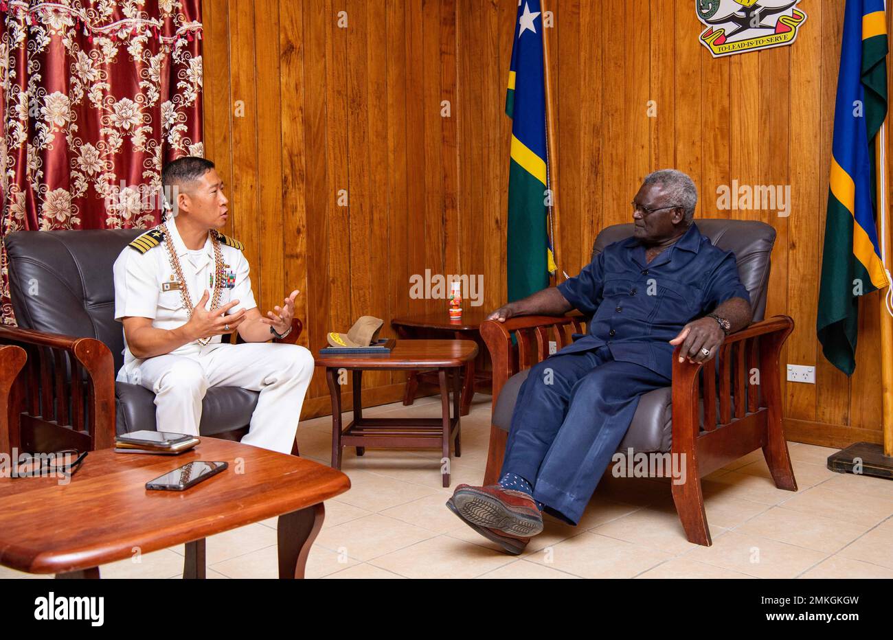 HONIARA, Solomon Islands (Sept. 9, 2022) – Capt. Hank Kim, Pacific ...