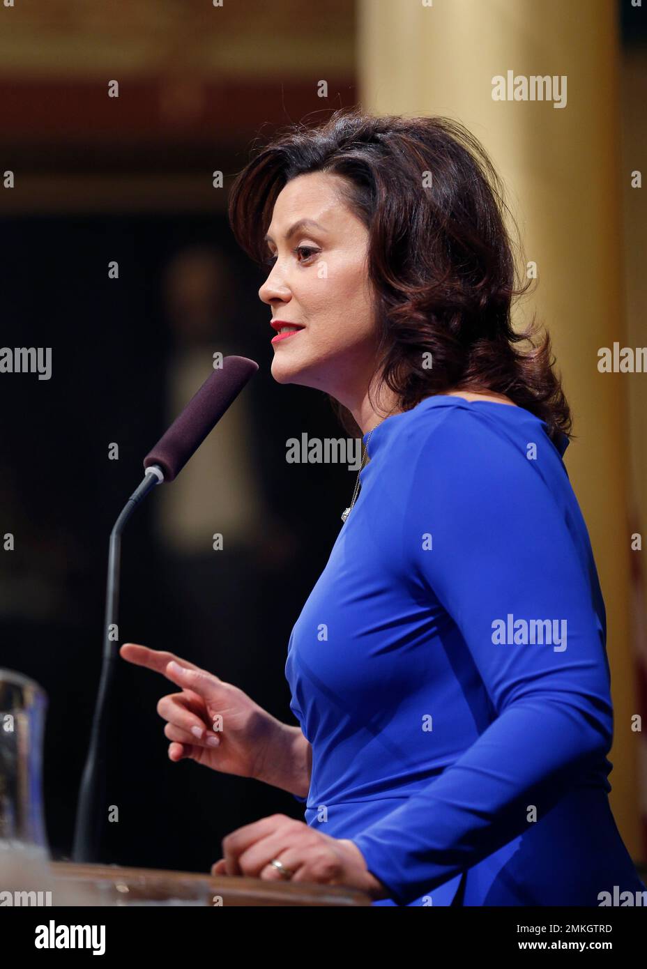 Michigan Gov. Gretchen Whitmer delivers her State of the State address