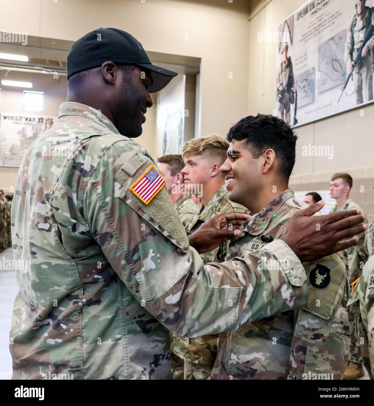 An air assault instructor with the Army National Guard Warrior Training