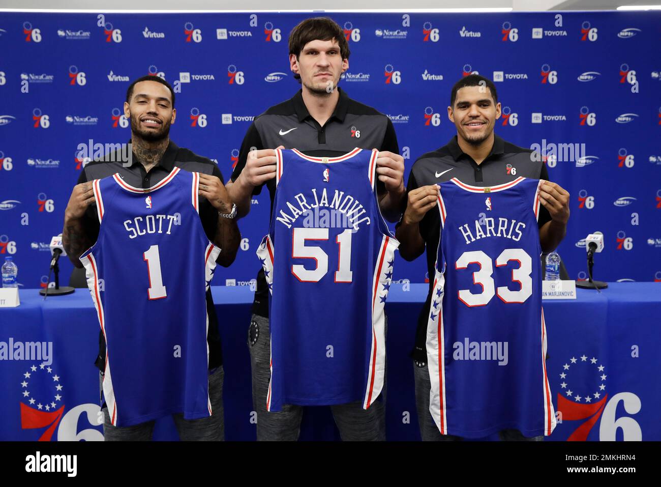 NBA Stars Tobias Harris and Boban Marjanović Swap Rocky First