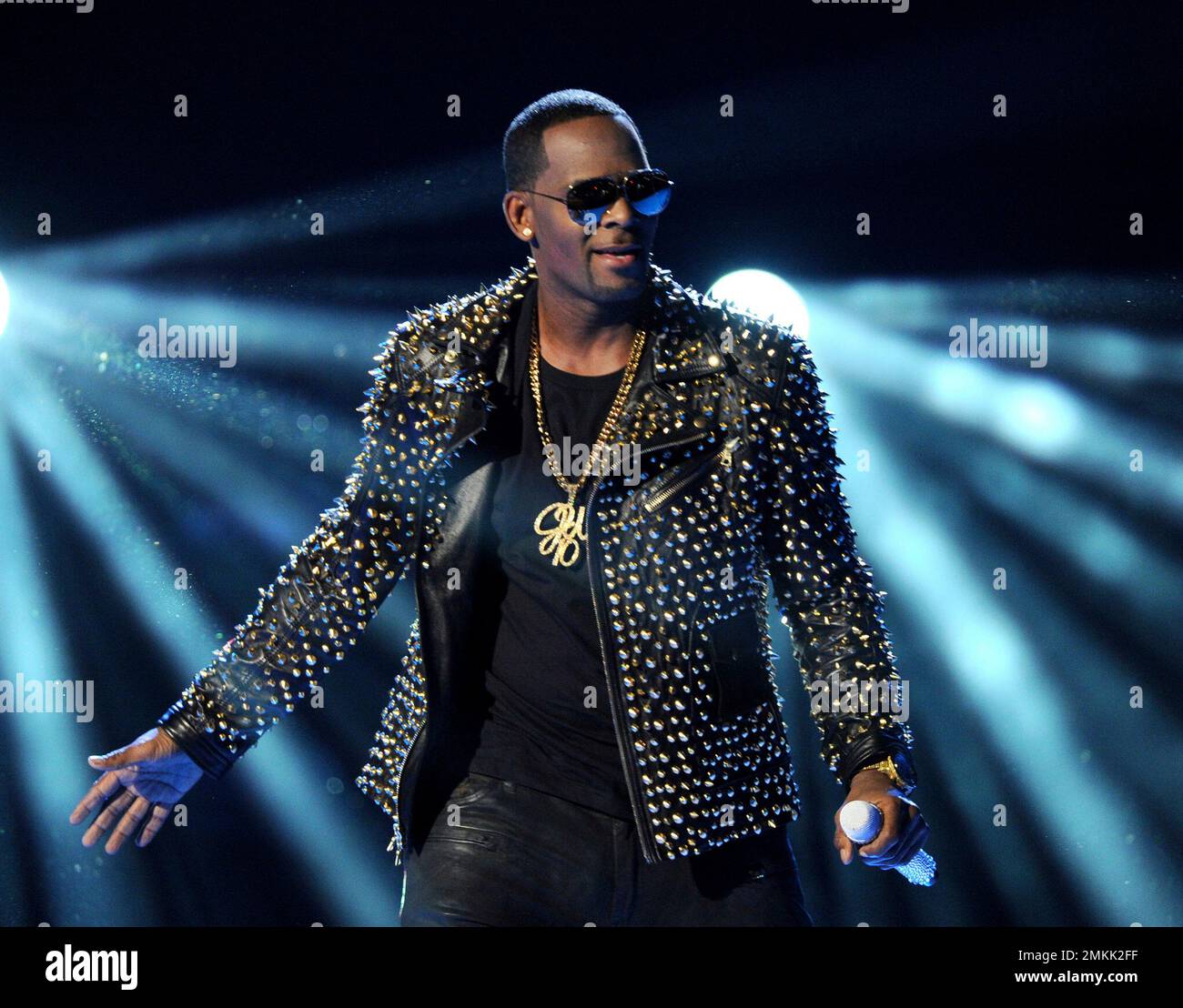 FILE In this June 30, 2013 file photo, R. Kelly performs at the BET