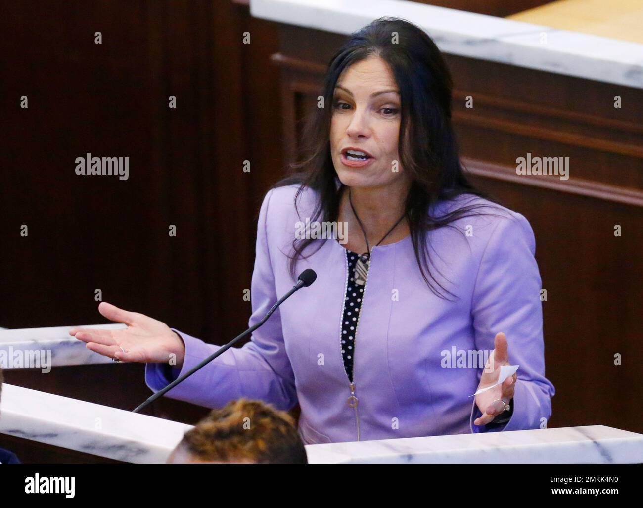 FILE In this April 29, 2015 file photo, Oklahoma state Rep. Lisa