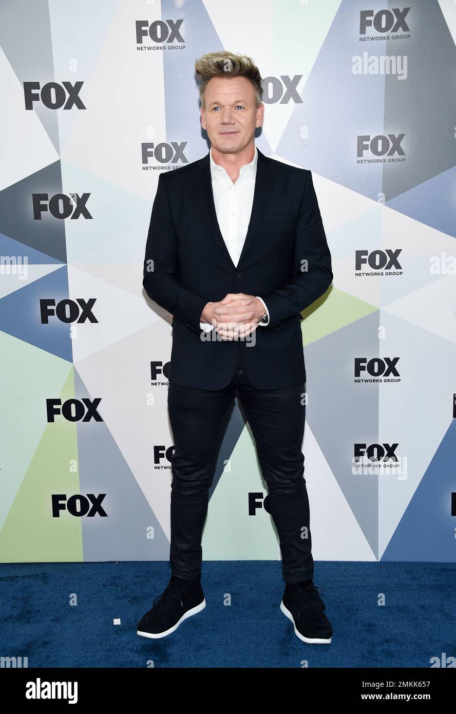 Chef Gordon Ramsay attends the Fox Networks Group 2018 programming ...