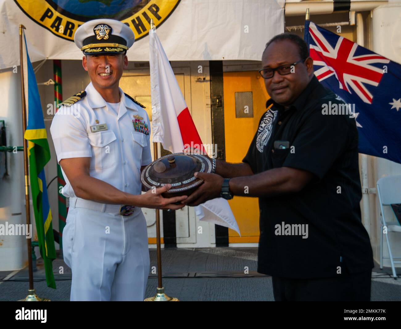 HONIARA, Solomon Islands (Sep. 10, 2022) – Honorable Manasseh Maelanga ...