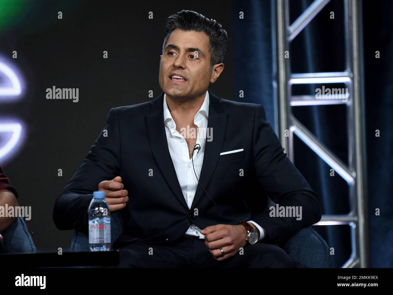 Arvin Haddad speaks in CNBC's "Listing Impossible" panel during the NBCUniversal TCA Winter