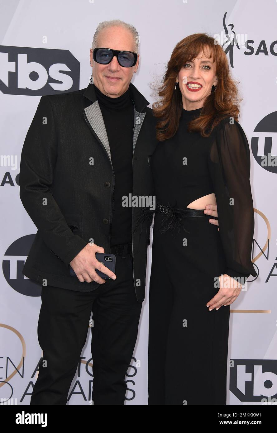 Andrew Dice Clay, left, and Eleanor Kerrigan arrive at the 25th annual