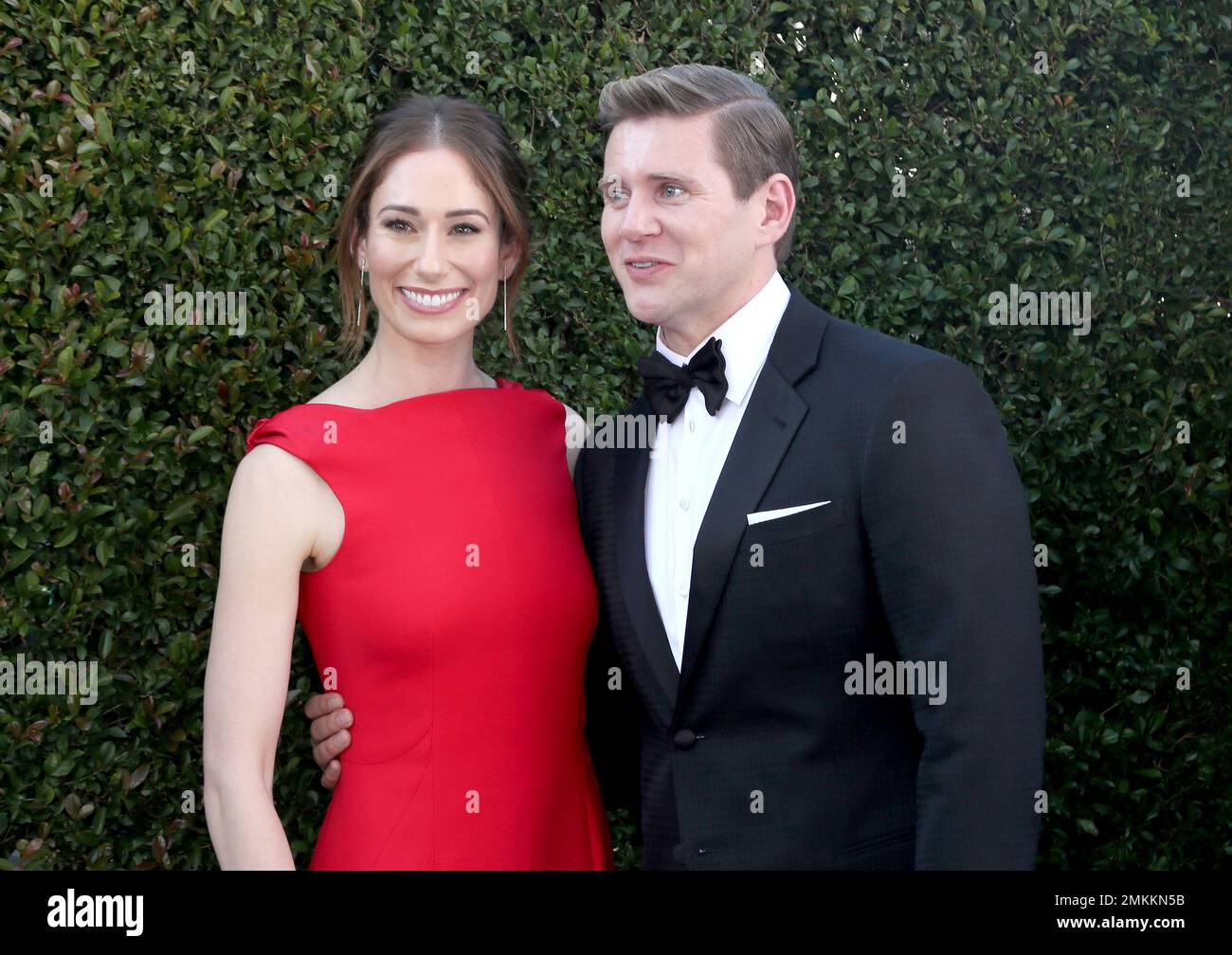 Jessica Blair Herman, left, and Allen Leech arrive at the 25th annual(02)