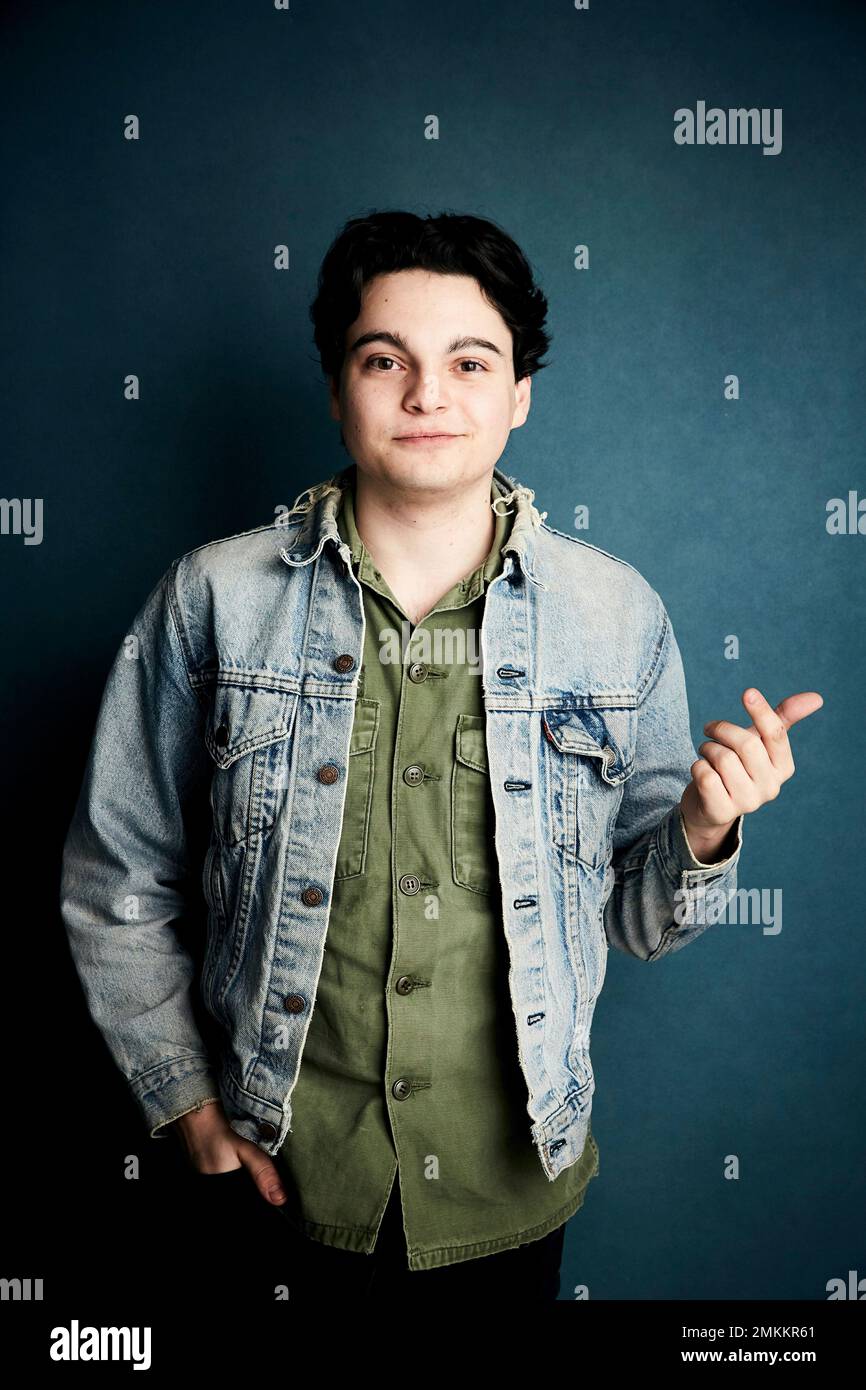 Max Burkholder poses for a portrait to promote the film "Imaginary