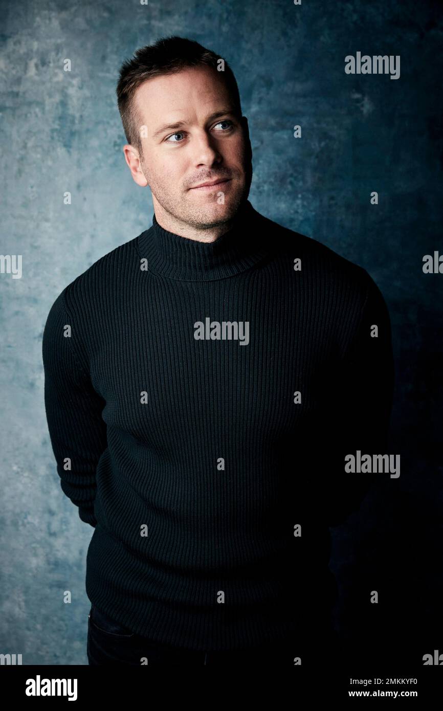 Armie Hammer poses for a portrait to promote the film "Wounds" at the