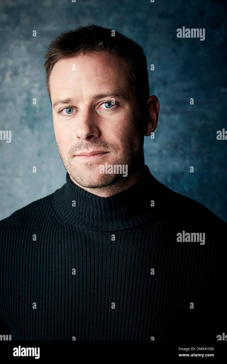 Armie Hammer poses for a portrait to promote the film "Wounds" at the