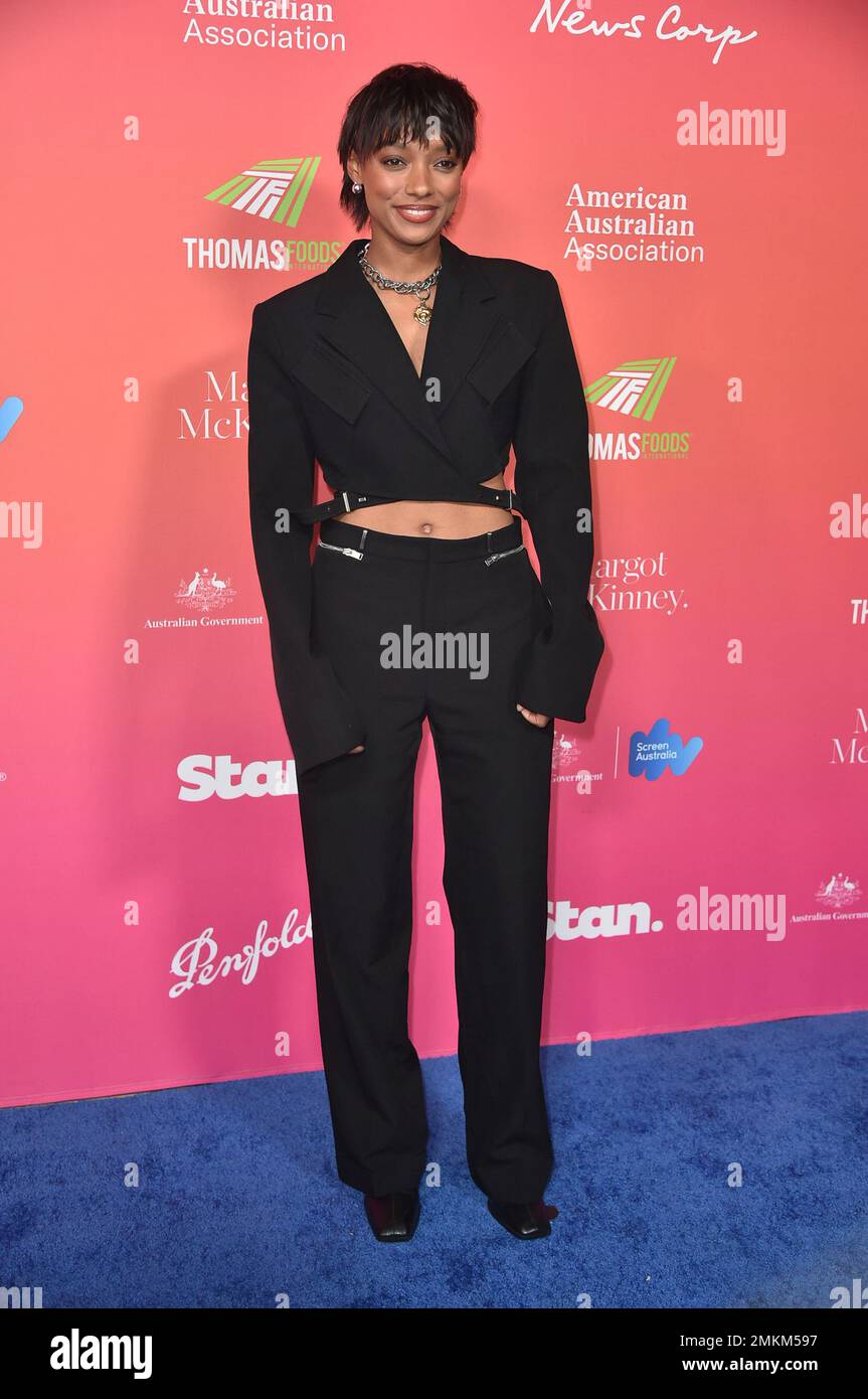 Sophie Wilde arrives at the G'Day USA Arts Gala on Saturday, Jan. 28