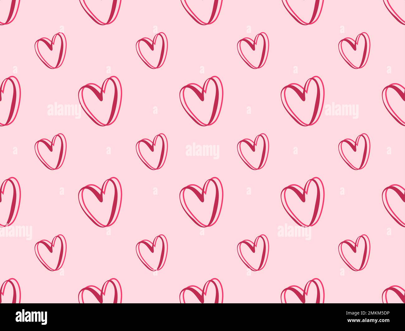Valentine Wrapping Paper Red Set Stock Photo, Royalty-Free
