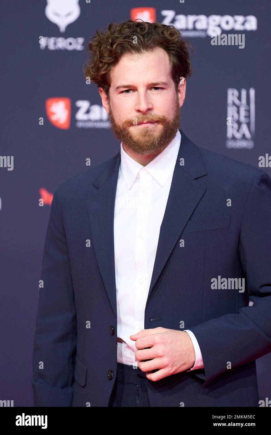 Alvaro Cervantes attends Feroz Awards 2023 - Red Carpet at Auditorium on  January 28, 2023 in Zaragoza, Spain. Photo by ABACAPRESS.COM Stock Photo -  Alamy