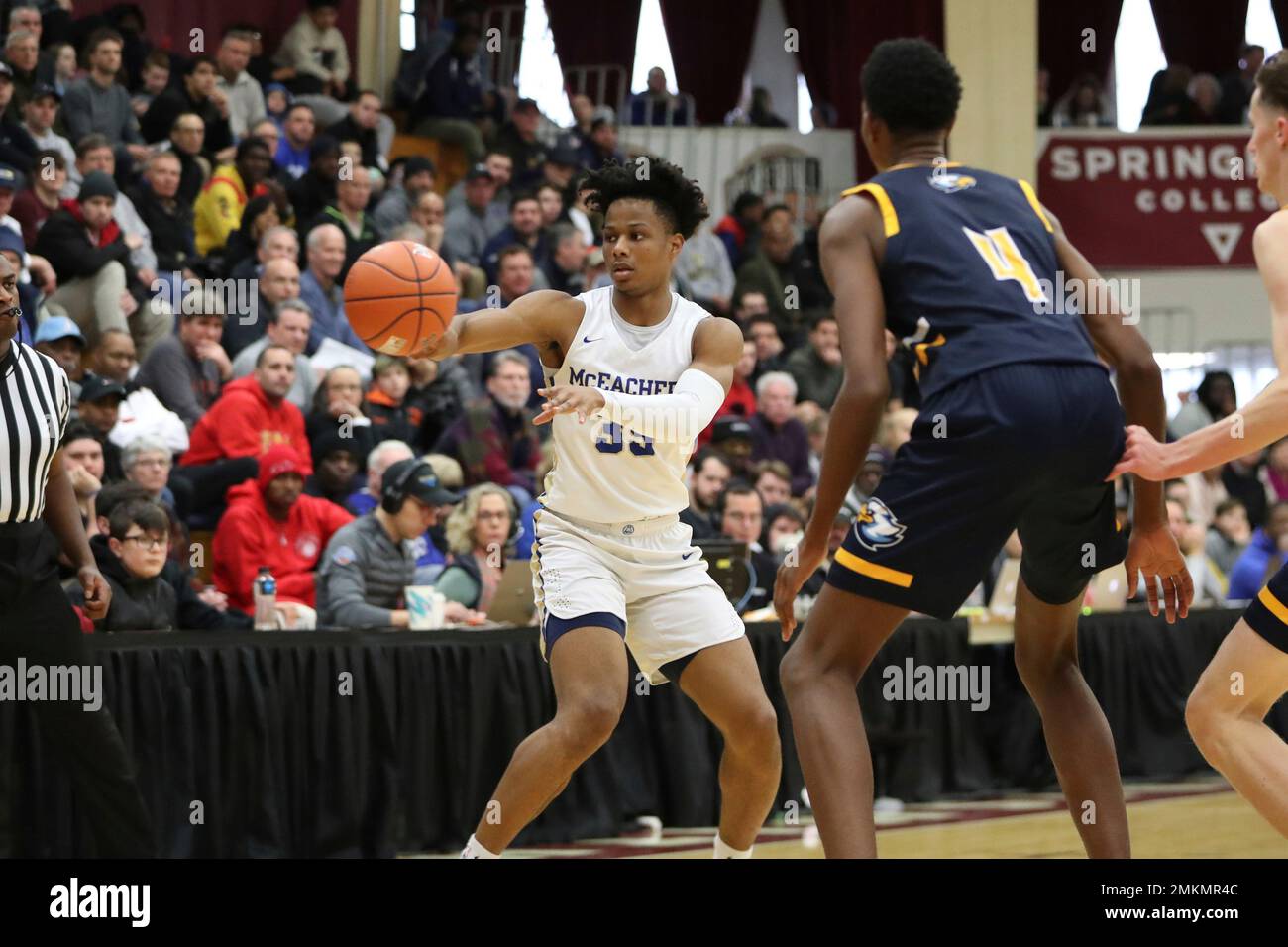 McEachern's Isaac Okoro #35 in action against Rancho Christian during a  high school basketball game at the Hoophall Classic, Monday, January 21,  2019, in Springfield, MA. (AP Photo/Gregory Payan Stock Photo - Alamy