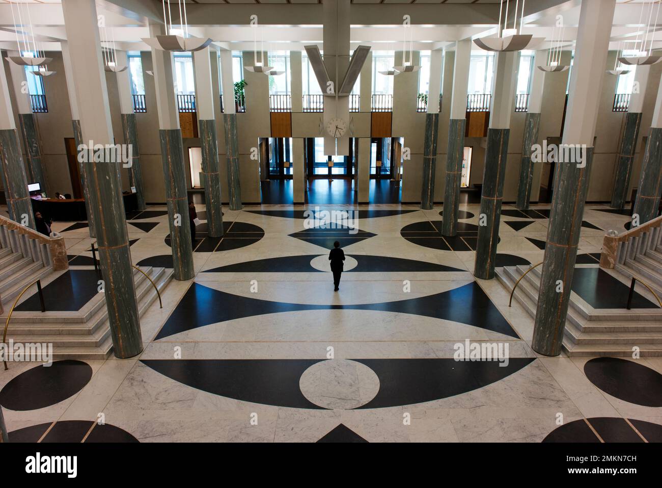 Interior of Old Parliament House, Canberra. Stock Photo