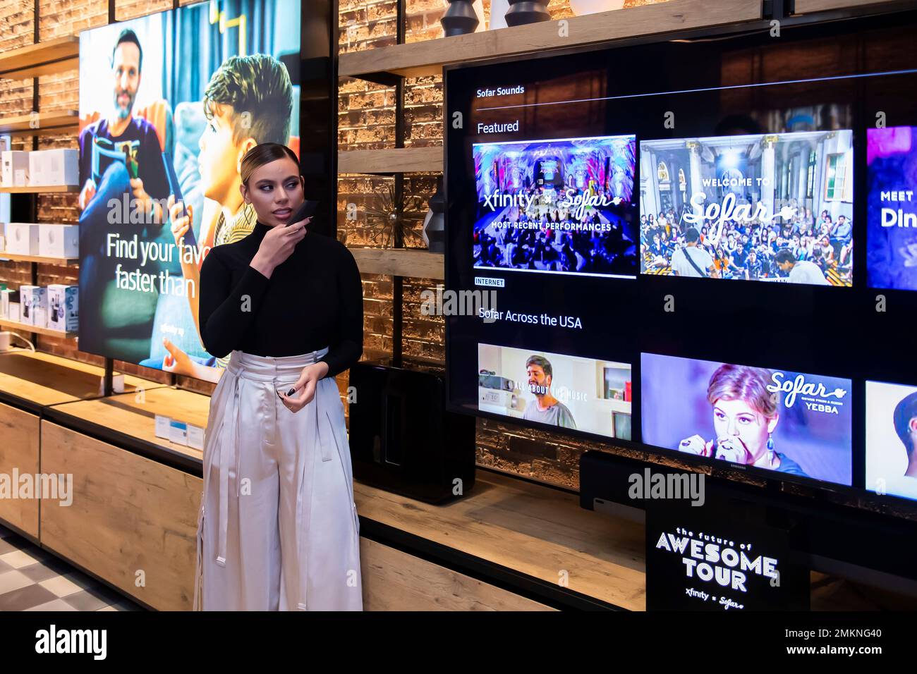 IMAGE DISTRIBUTED FOR XFINITY - Multi-platinum selling artist Dinah