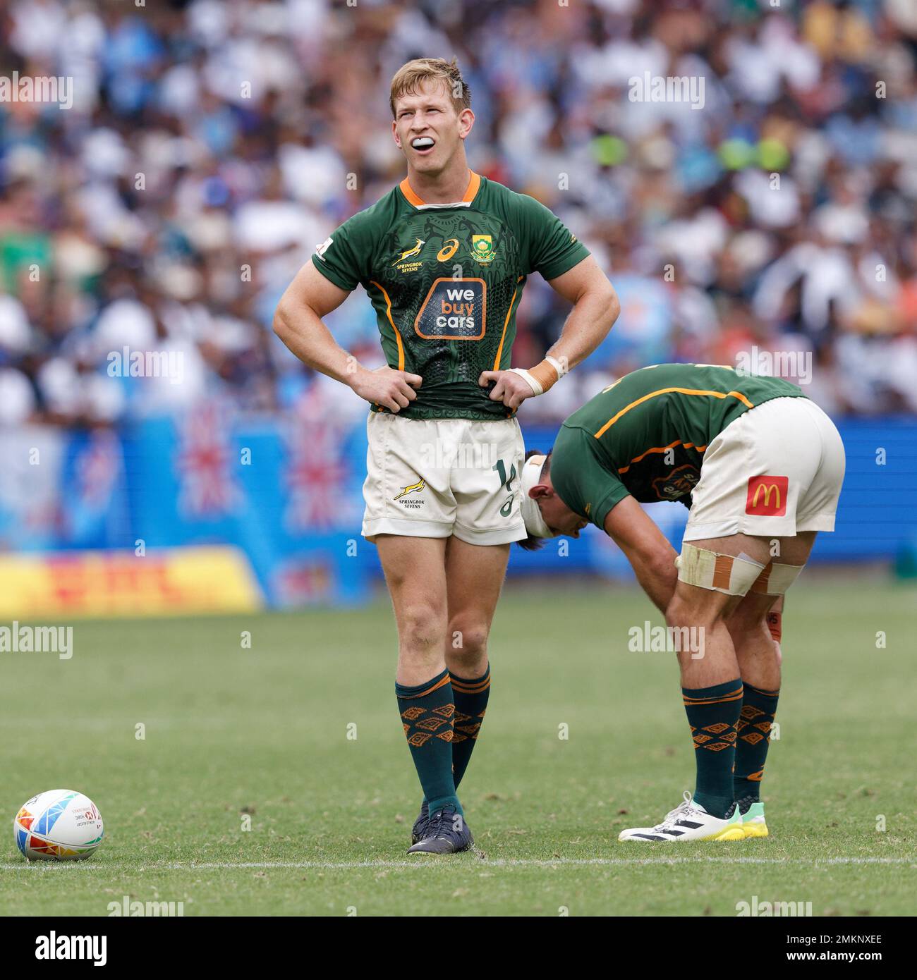 Sydney, Australia. 29th Jan, 2023. Christie Grobbelaar of South Africa looks on during the 2023 Sydney Sevens match between South Africa and Fiji at Allianz Stadium on January 29, 2023 in Sydney, Australia Credit: IOIO IMAGES/Alamy Live News Stock Photo