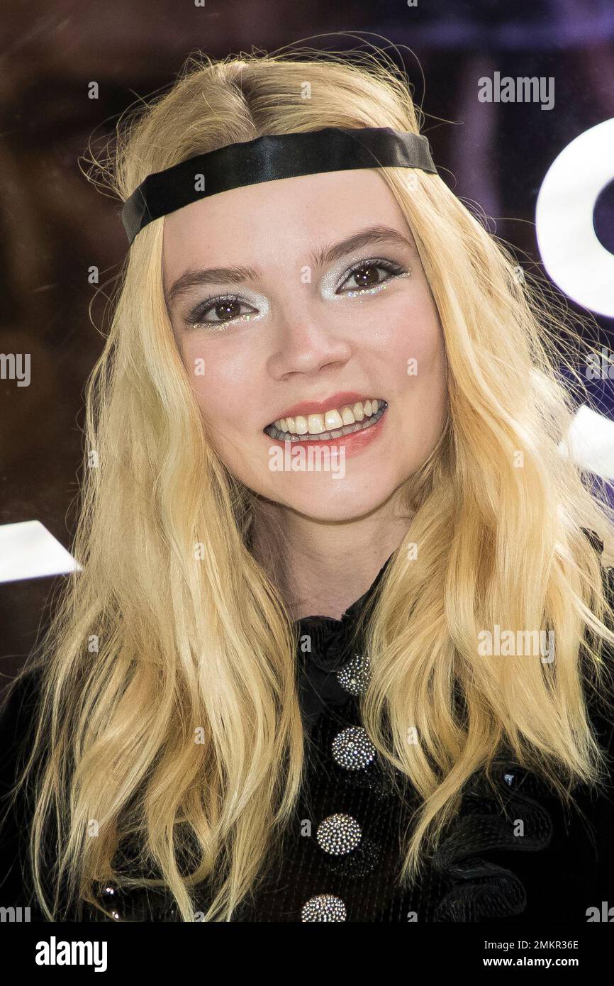 Actress Anya Taylor-Joy poses for photographers upon arrival at the ...