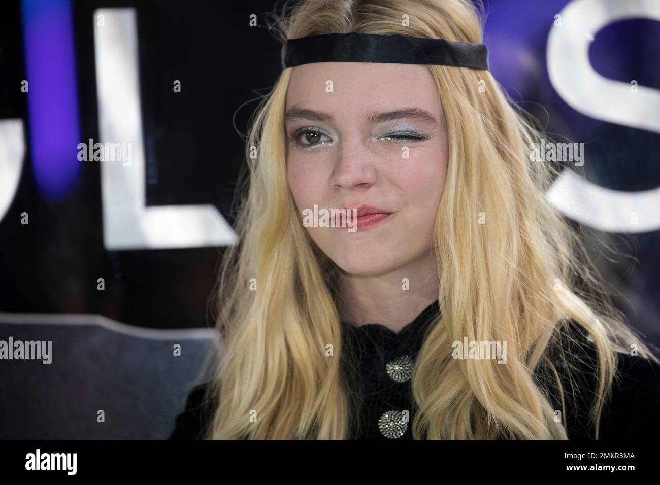 Actress Anya Taylor-Joy poses for photographers upon arrival at the ...